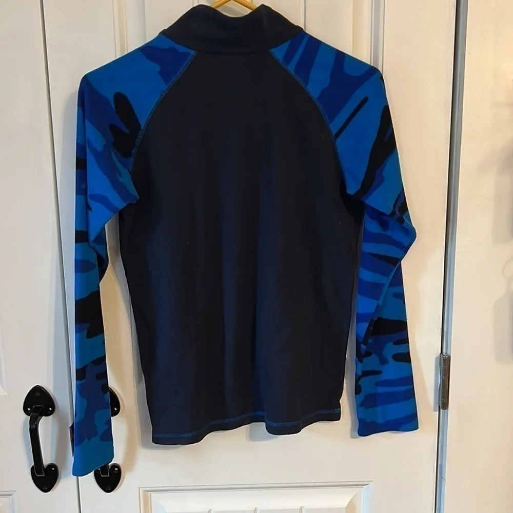 𝅺Columbia  Unisexual pullover fleece with zipper neck Large